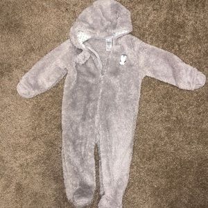 Baby warm suit, onesie, fuzzy footie pajamas